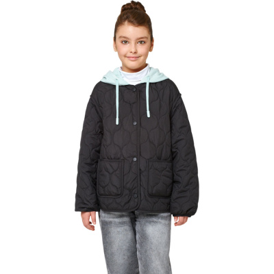 Куртка 7 Одёжек G1019BS чёрно-ментоловый 01